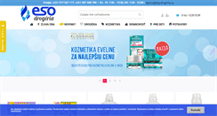 Desktop Screenshot of esodrogeria.eu